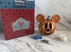 Jim Shore 2008 Enesco Disney Traditions - Happy Halloween Mickey Jack-o-lantern